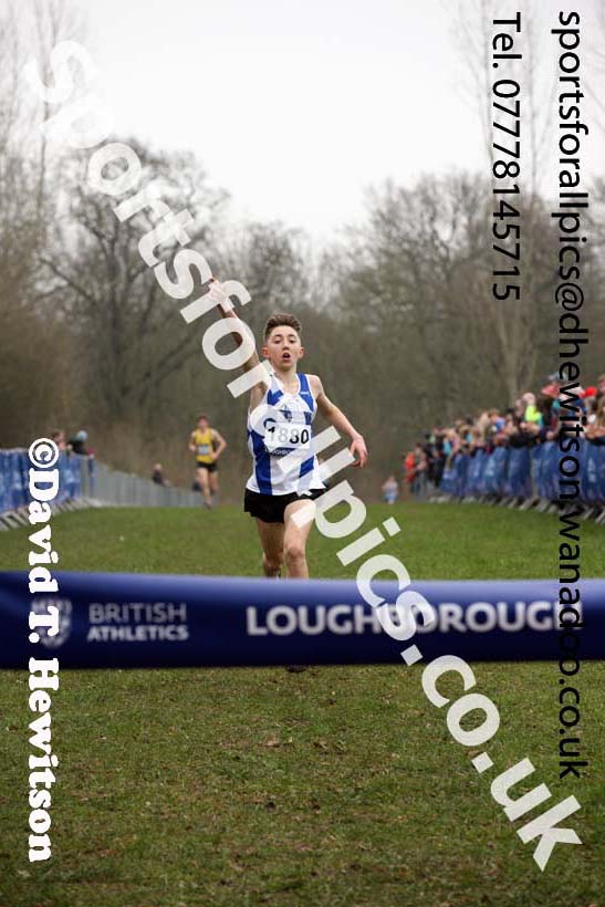 Boys under-15s Inter Counties Cross Country, Prestwold Hall, Loughborough. Photo: David T. Hewitson/Sports for All Pics